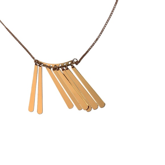 Gold Tone Adjustable Necklace with Dangly bits from Mint Mongoose - Picture 2 of 4